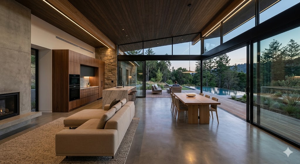 Seamless modern home interior aligned with architectural design in Hinesville GA